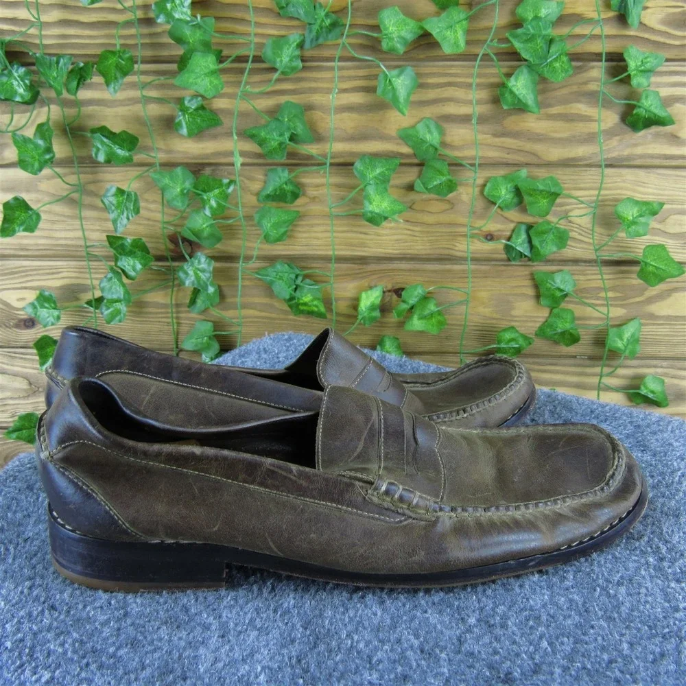 Cole Haan Men Penny NikeAir Loafer‎ Brown Leather Size 10.5 Medium  Used 2025